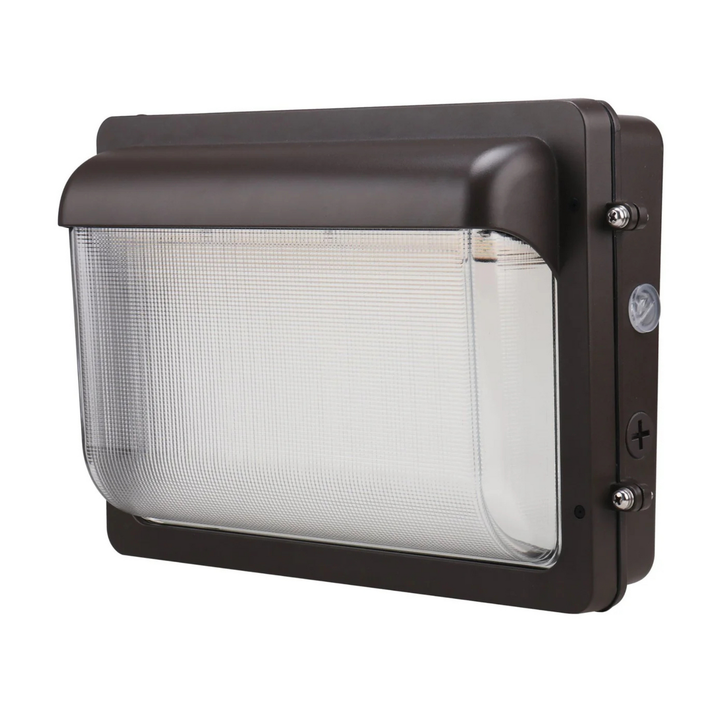 120W/100W/80W Power Adjustable-5000K/4000K/3000K CCT Adjustable-AC 120~277V-130 Lm Per Slim Watts-Wall Pack Light Titanium Line-T02