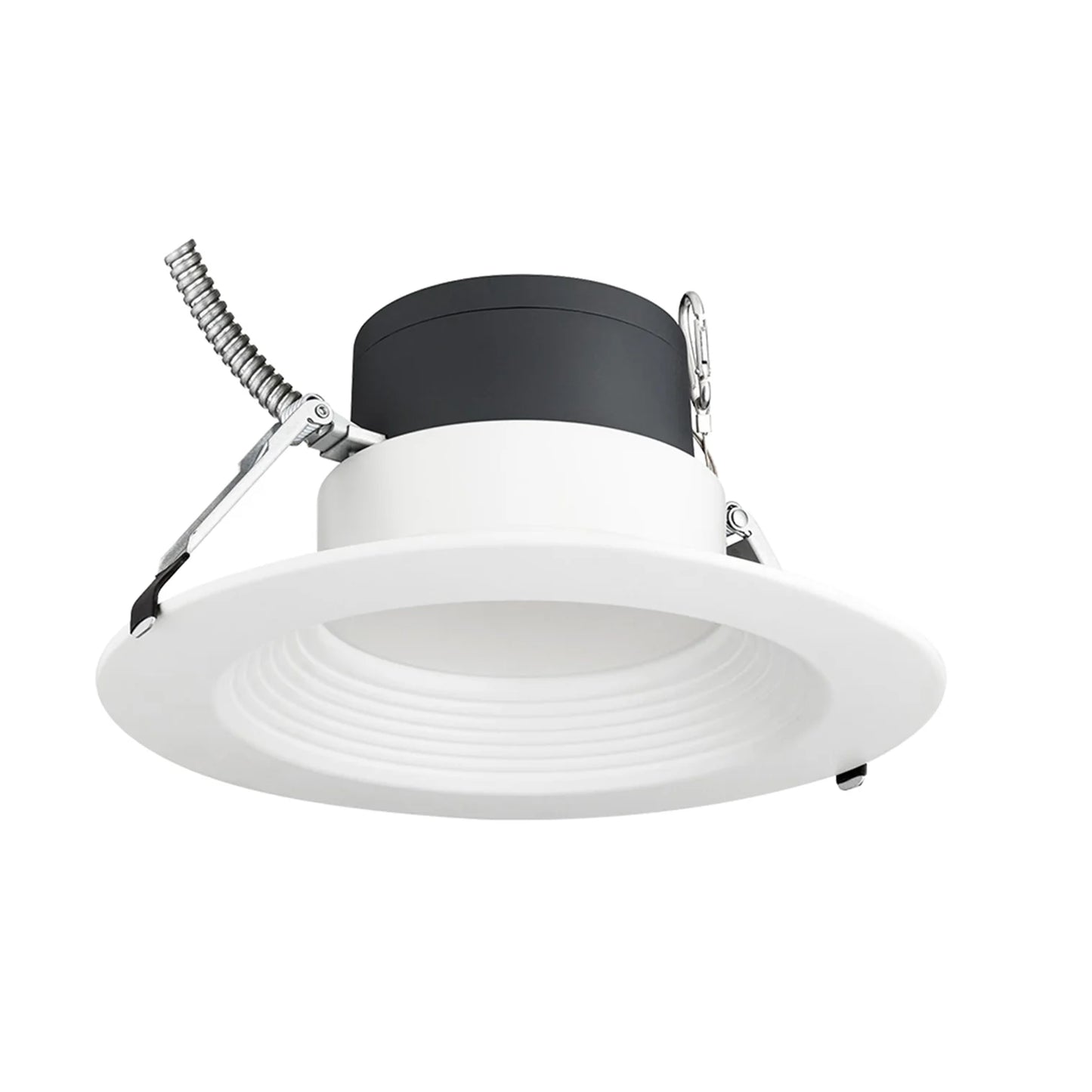 6"-22W/17W/12W Power Select-able-5000K/4000K/3500K/3000K/2700K CCT Adjustable-AC 120~277V-Max 1,760 Lm-Commercial Downlight Titanium Line-02 (6pcs Package)