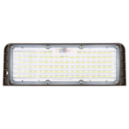 38W/31W/23W/17W Power Adjustable-5000K/4000K/3000K CCT Adjustable-AC 120~277V-Max 5,800 Lm-Wall Pack Light Platinum Line-01