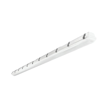 8Ft-90W/75W/60W Power Adjustable-5000K/40000K/3500K CCT Adjustable-AC 120~277V-135 Lm Per Watts-Vapor Tight Linear Platinum Line-P01