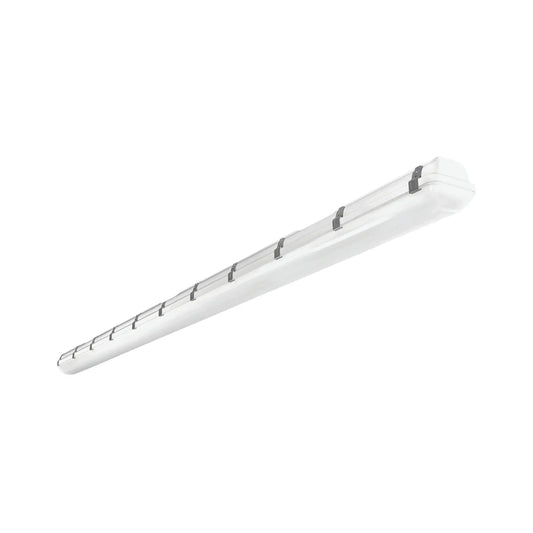 8Ft-90W/75W/60W Power Adjustable-5000K/40000K/3500K CCT Adjustable-AC 120~277V-135 Lm Per Watts-Vapor Tight Linear Platinum Line-P01